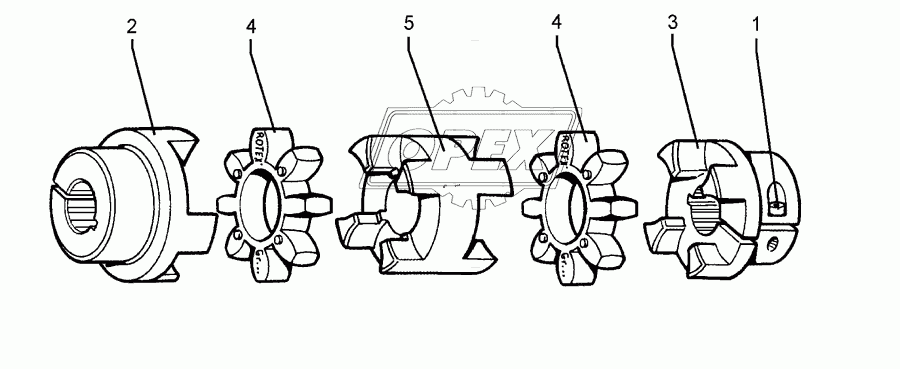 Coupling 1.3/4-20Z