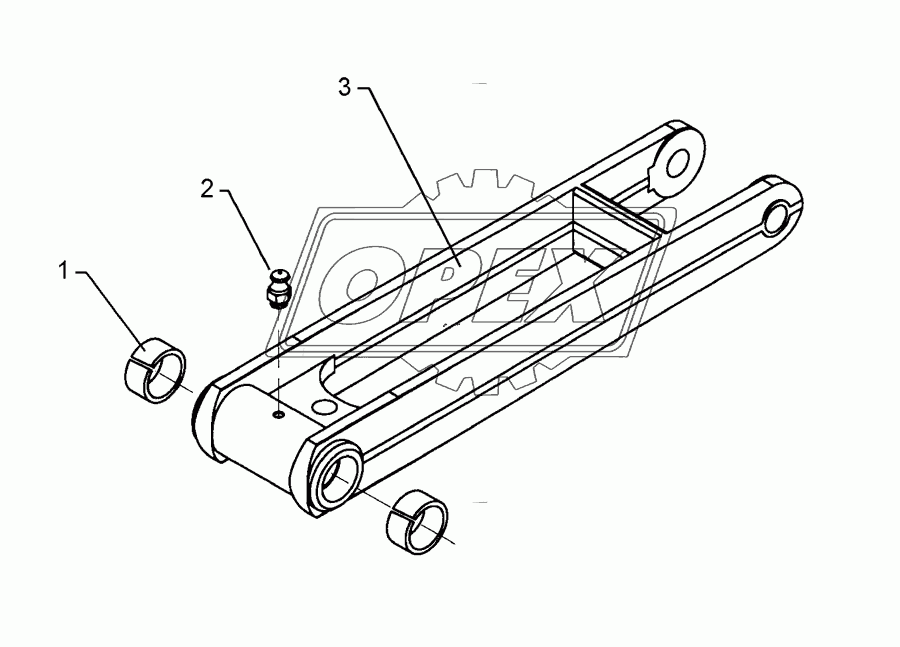 Rocker arm	B 71/84,5x36x280/250