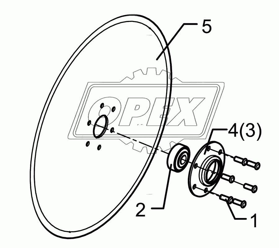 Disc D350/70/34x3 AA