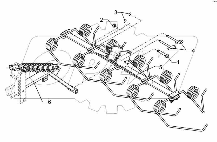 Levelling harrow S-1,25