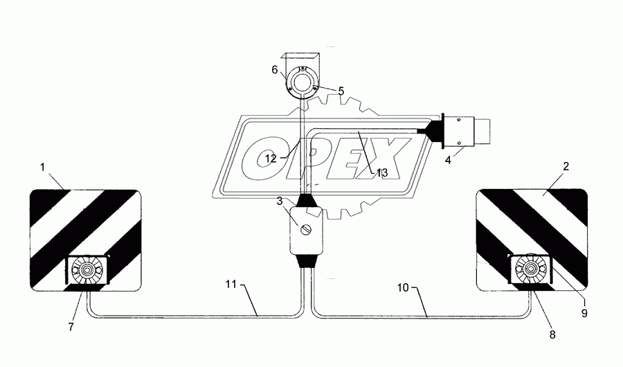 Lighting equipment, front Solitair 9 FW 1