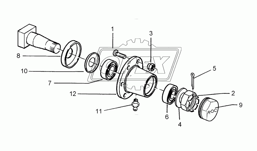 Bearing 8/220/275 M18 80x80