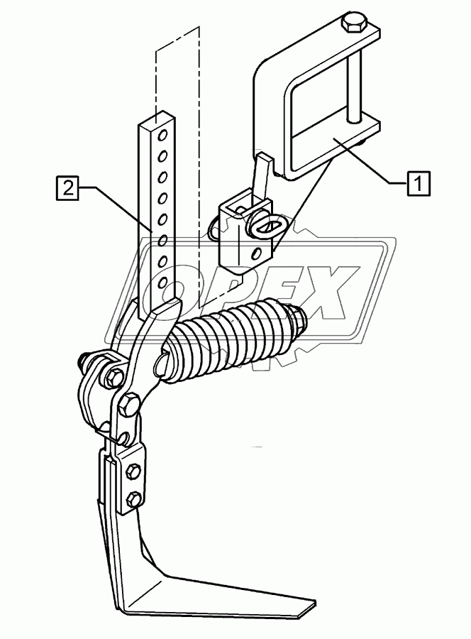 Track scraper with holder FSU-VS33-120x120