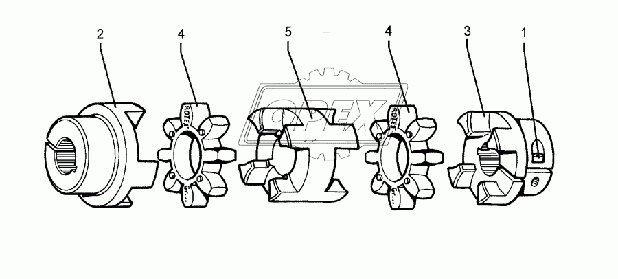 Coupling 8x32x38