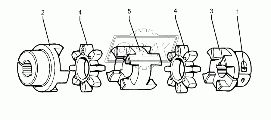 Coupling 1.3/4-6T