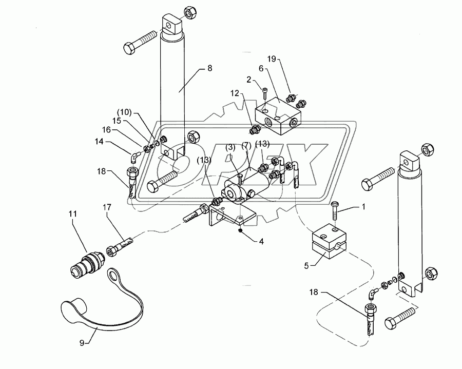 HY-assembly track marker Solitair FW