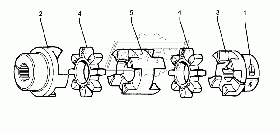 Coupling 1.3/8-6Z