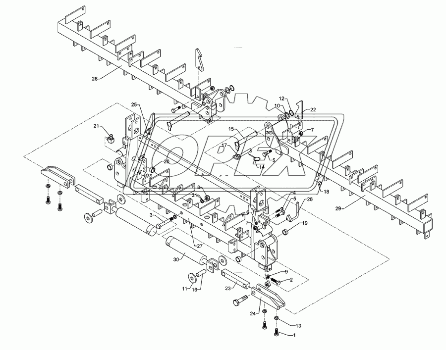 Coulter frame Solitair 9/450-K 260-175