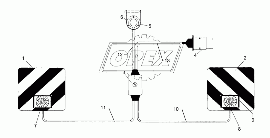 Lighting equipment, front Solitair 9 FW 1