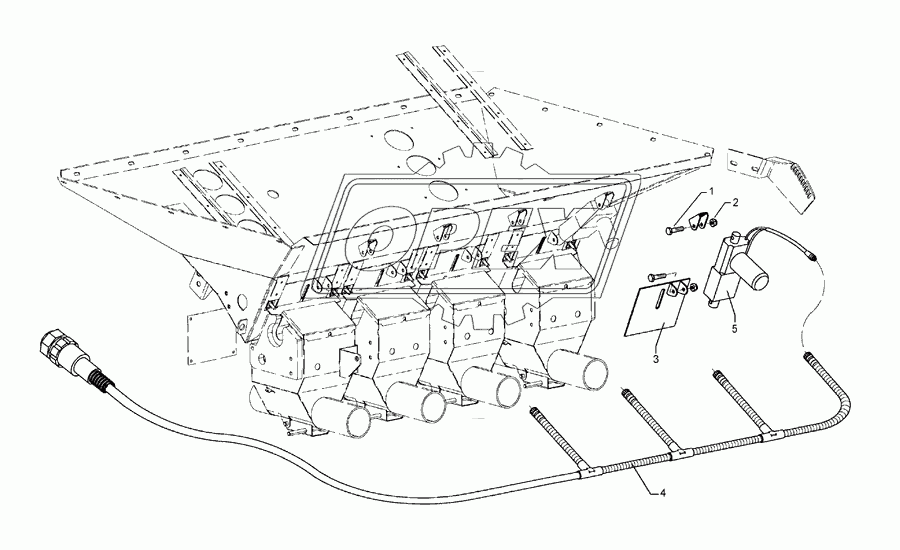 Partly width switch off 4-Teilbreiten