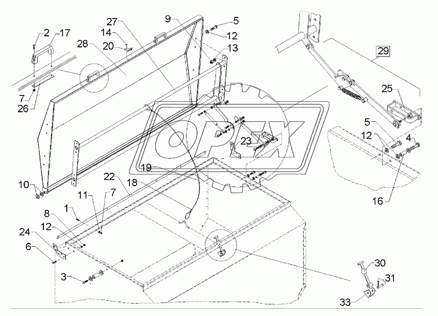 Cover 1850l (160cm)