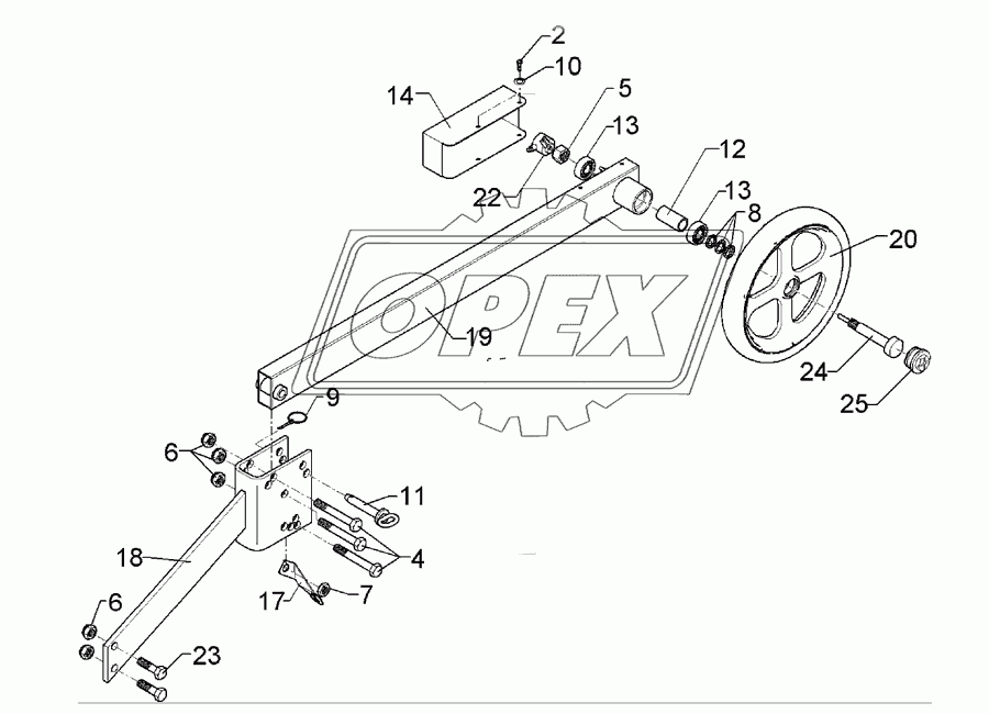 Drive wheel D350 Solitronic