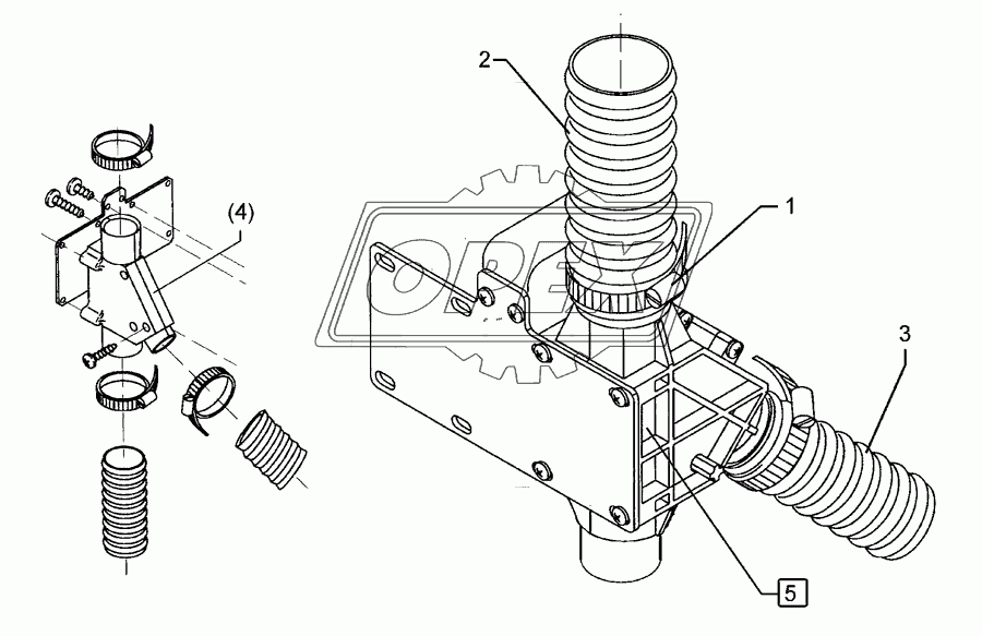 Tramline mechanism 1-F