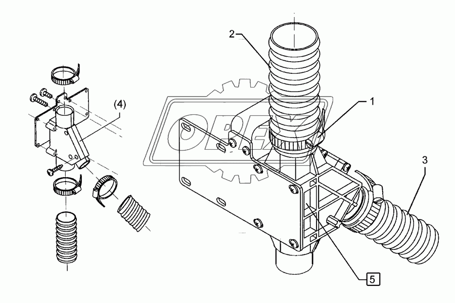 Tramline mechanism 1-F