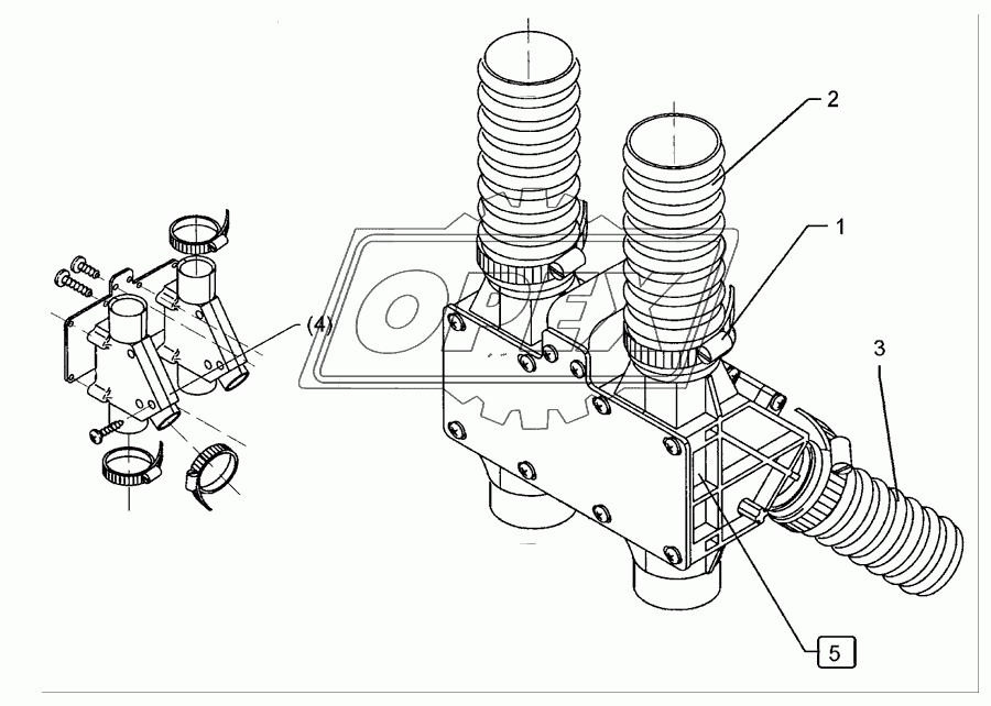 Tramline mechanism 2-F