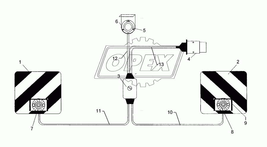 Lighting equipment, front	Solitair 9 FW 1