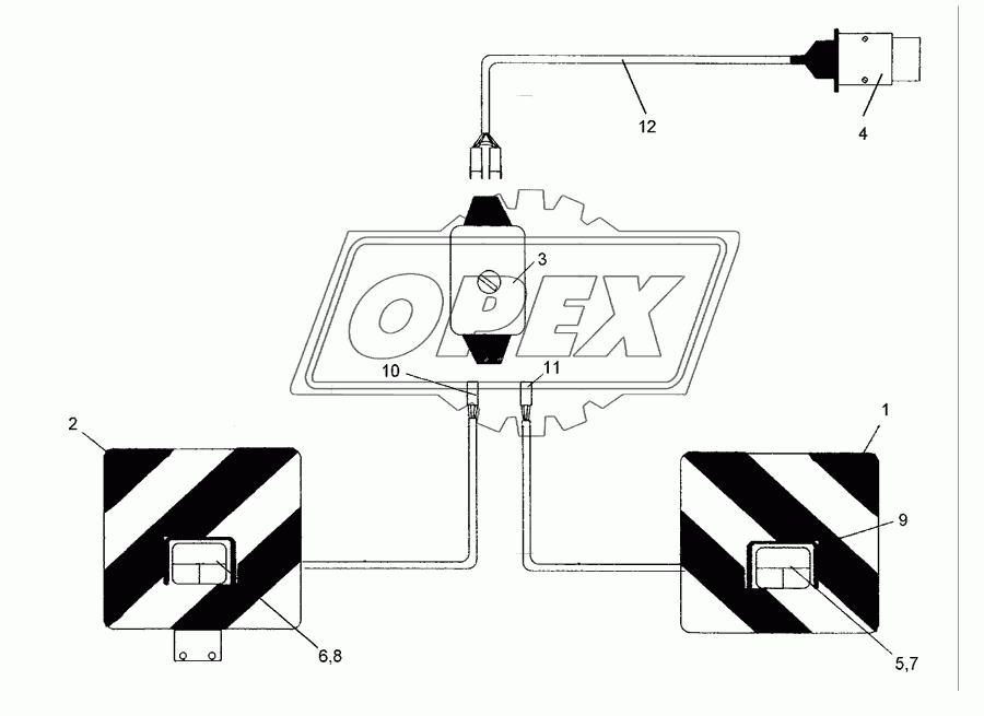 Lighting equipment, rear	Solitair 9 K