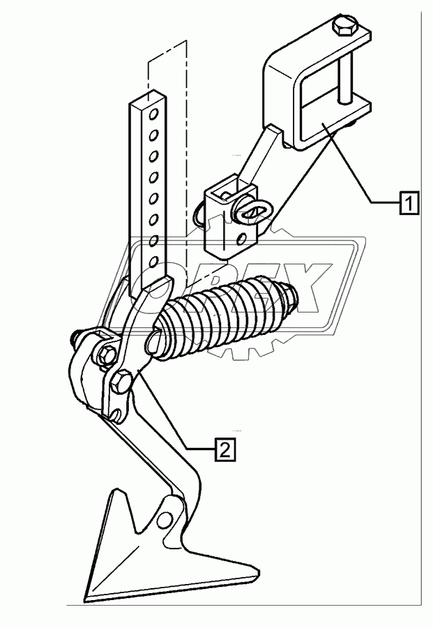 Track scraper with holder	FSU-G25 90x90 Solitair