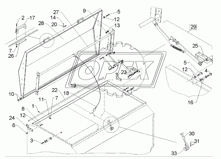 Cover 1850l (160cm)