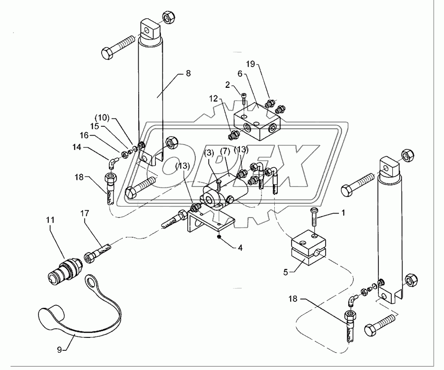 HY-assembly track marker Solitair FW