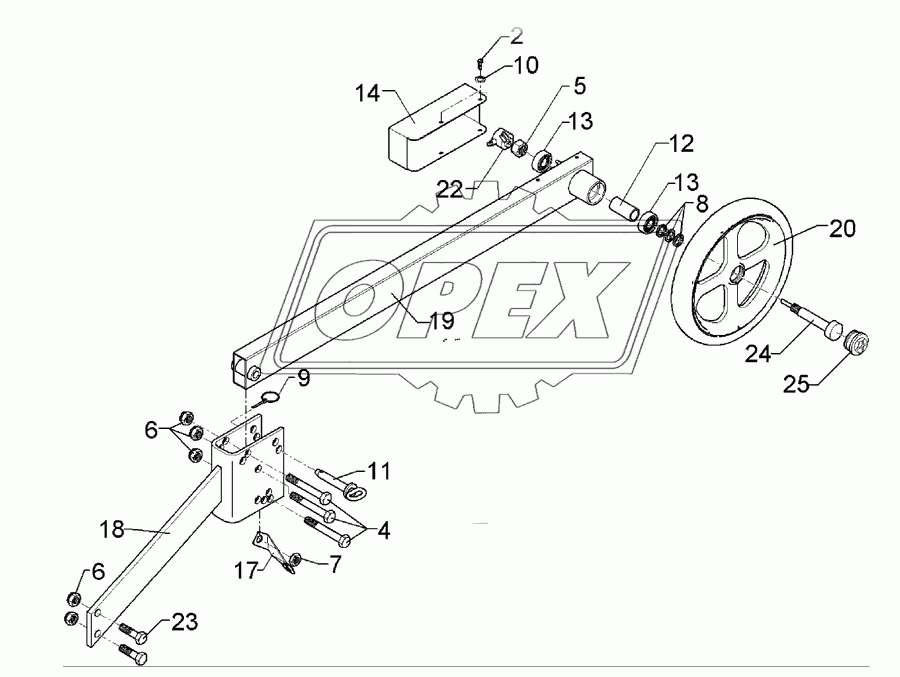 Drive wheel D350 Solitronic