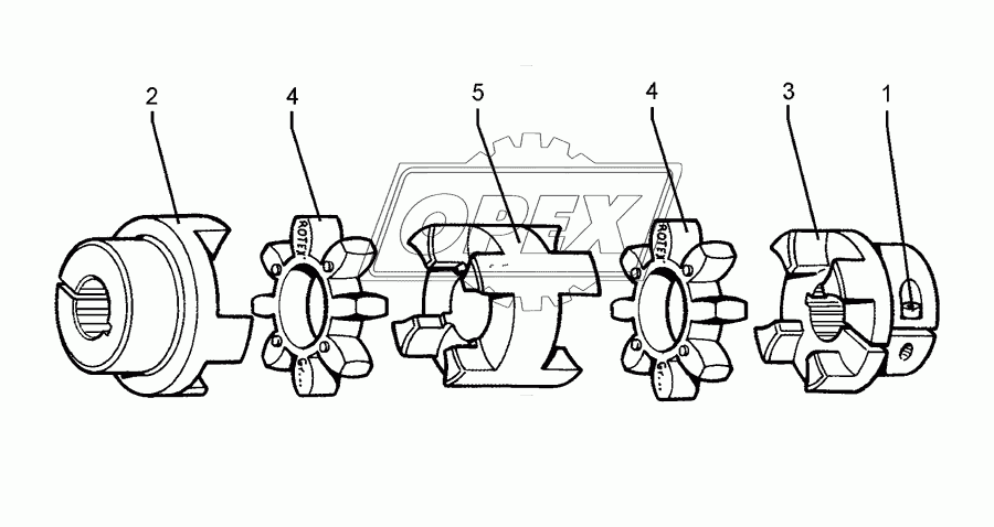 Coupling 1.3/4-20Z