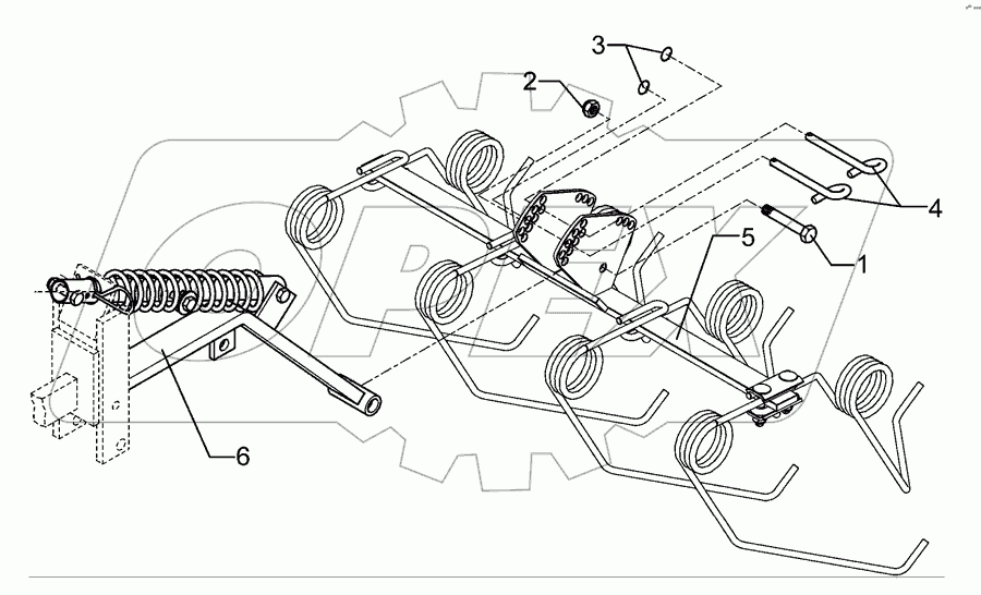 Levelling harrow S-1,00