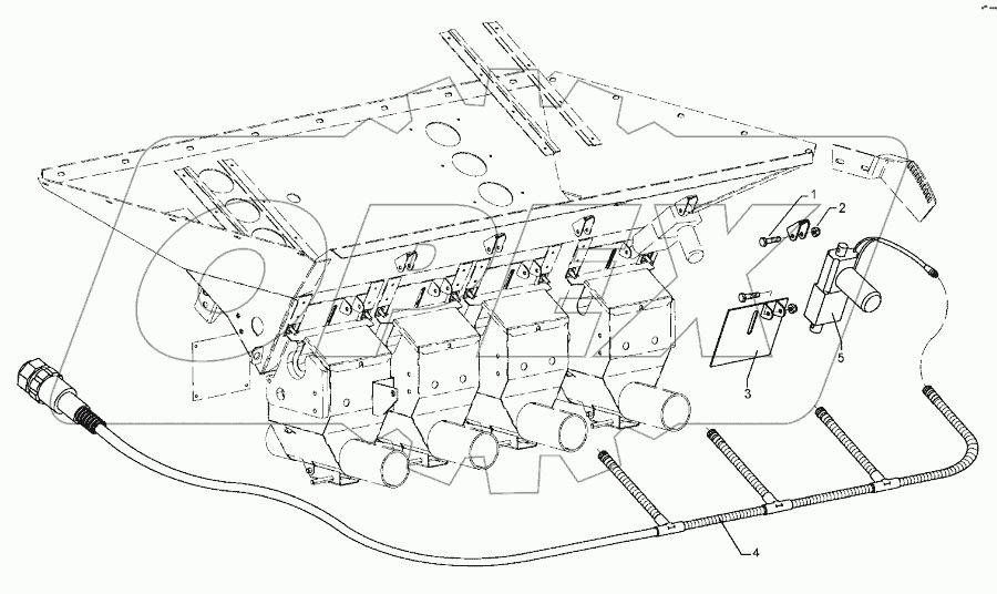 Partly width switch off 4-Teilbreiten