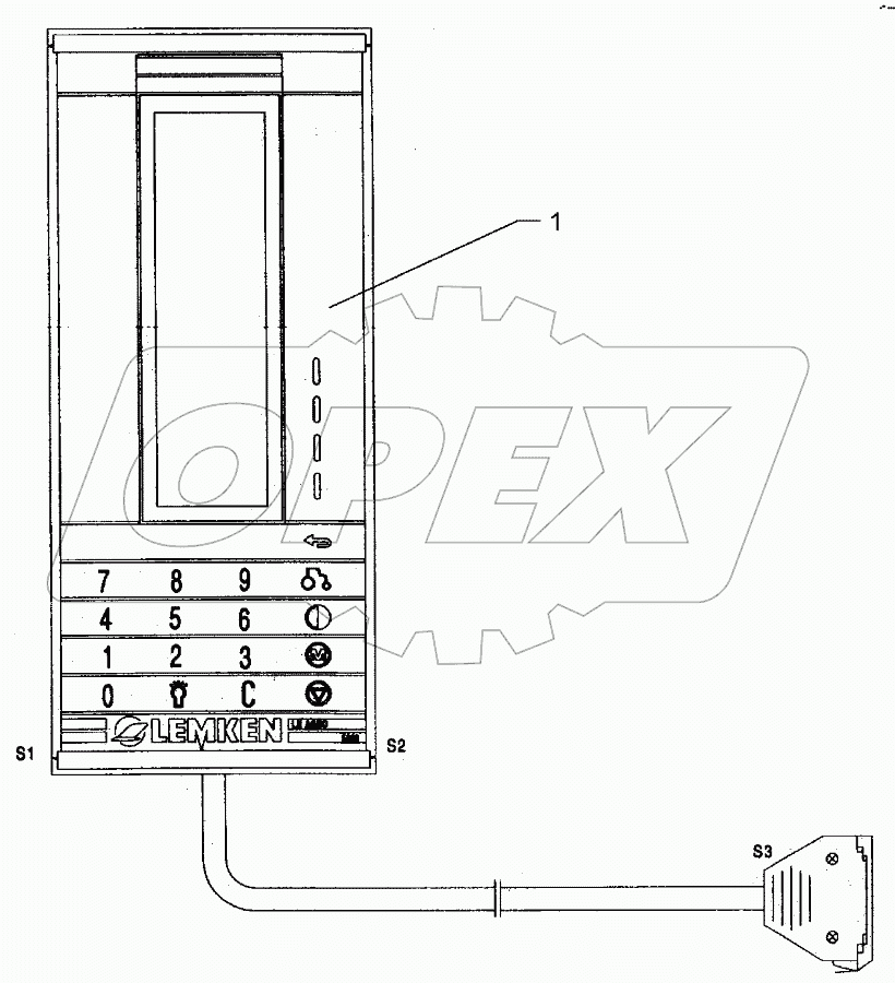 On board computer LH 5000