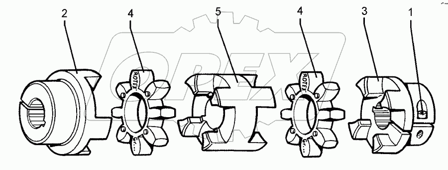 Coupling 1.3/4-6T