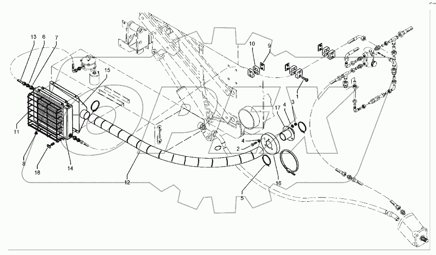 Oil cooler Solitair EHA-A