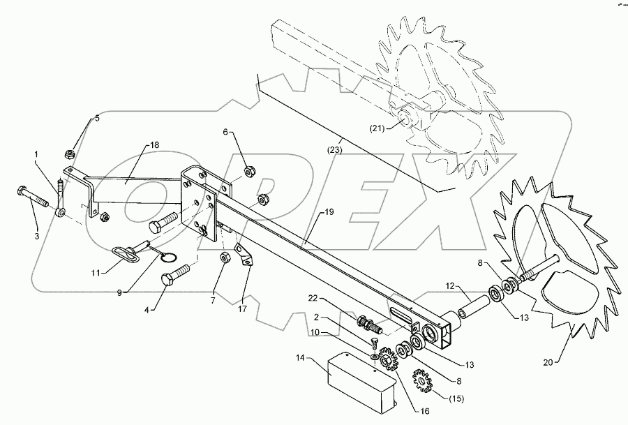 Drive wheel D540 IG W-90