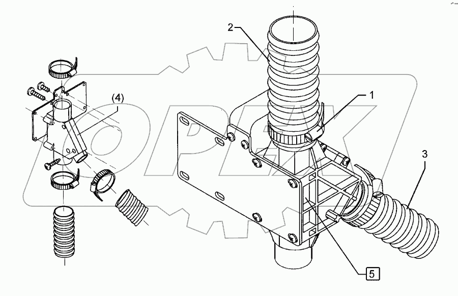 Tramline mechanism 1-F