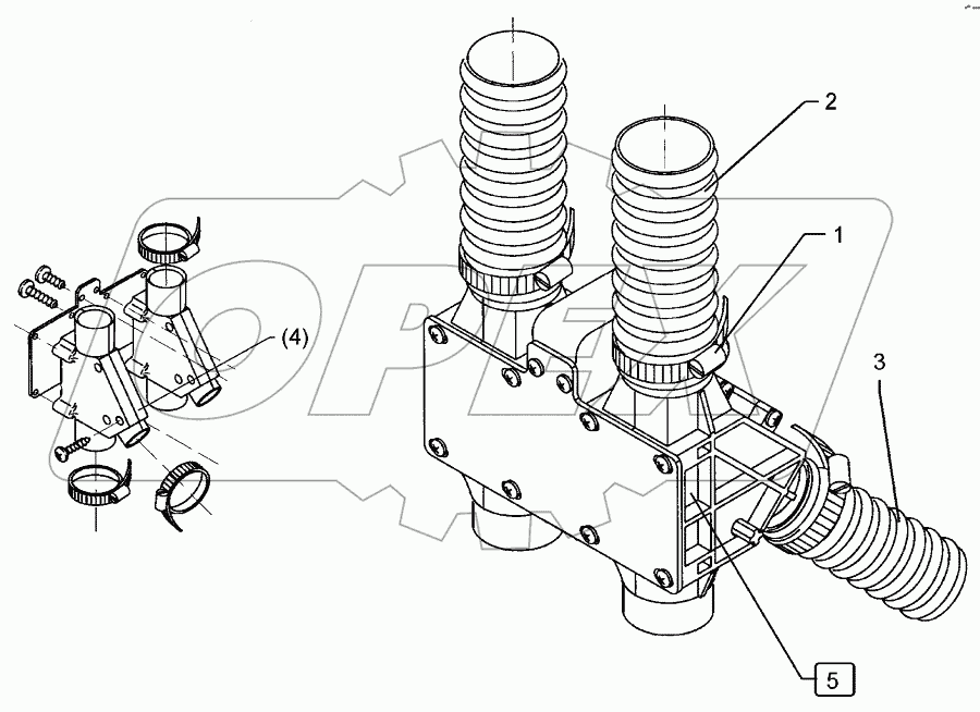 Tramline mechanism 2-F