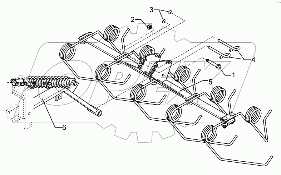 Levelling harrow S-1,25