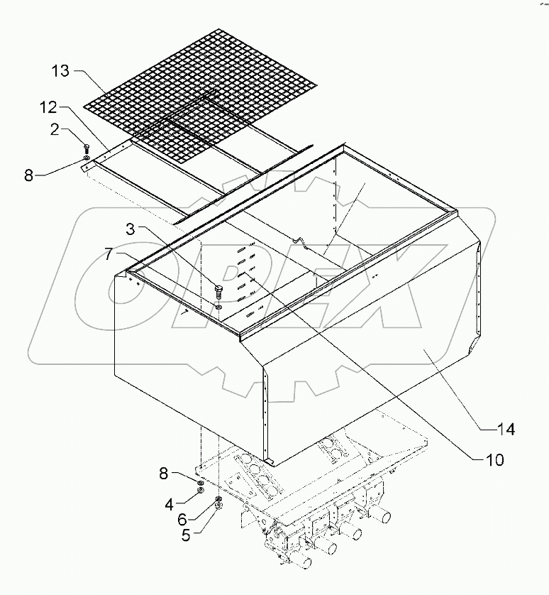 Hopper 1850l (170cm)