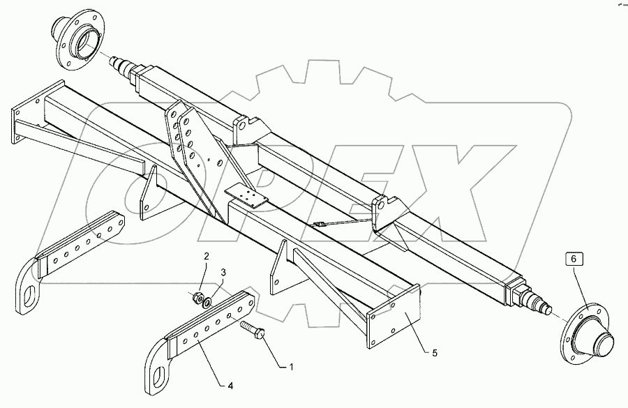 Trailer Solitair D55 A 6/160/205