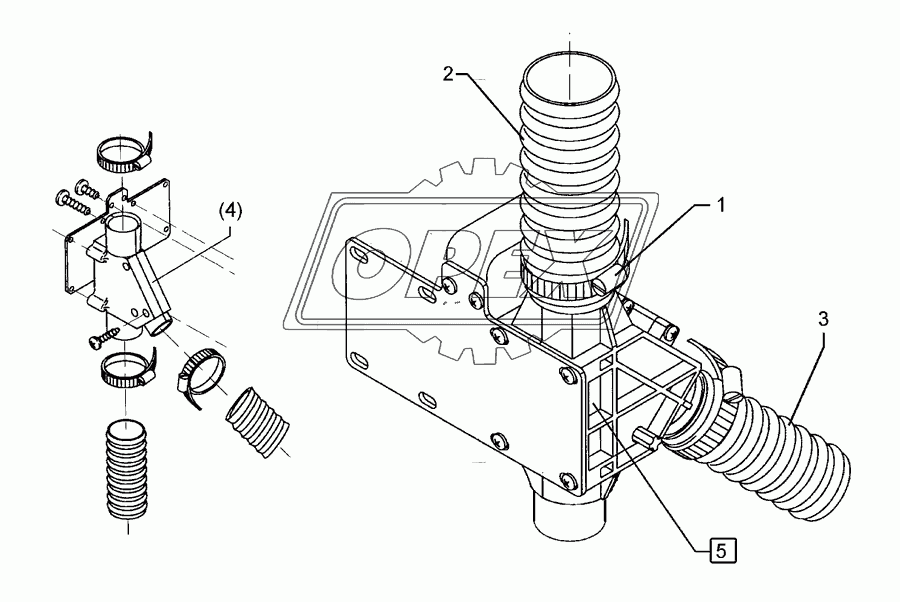 Tramline mechanism 1-F