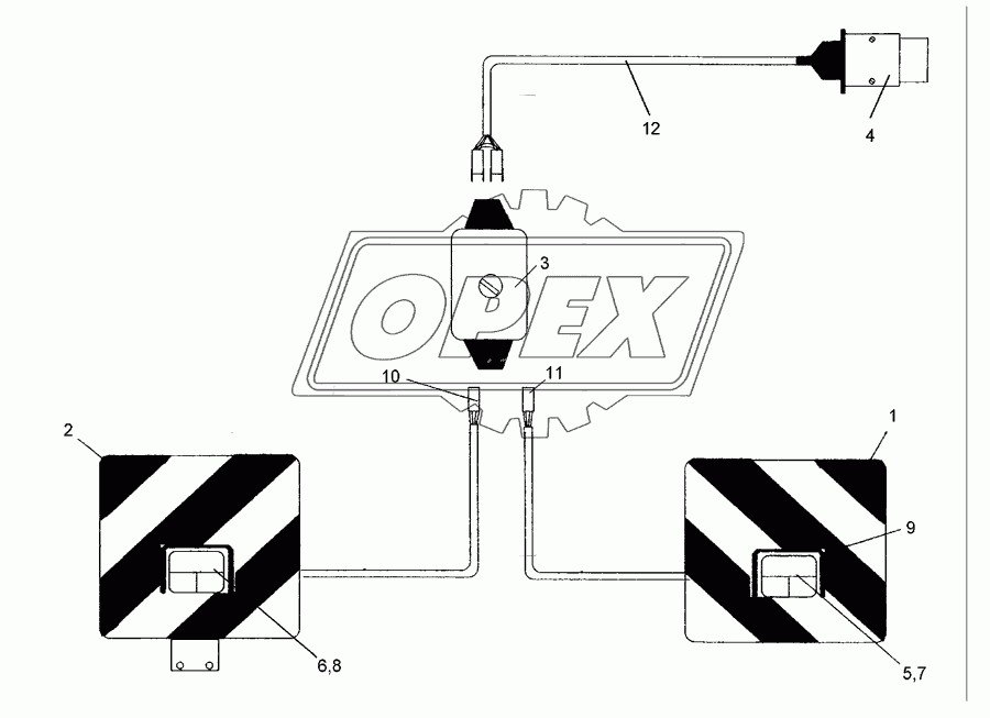 Lighting equipment, rear Solitair 9 K