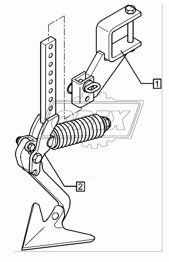 Track scraper with holder	FSU-G25 90x90 Solitair