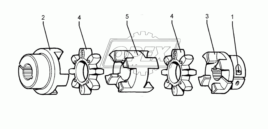 Coupling 1.3/4-20Z