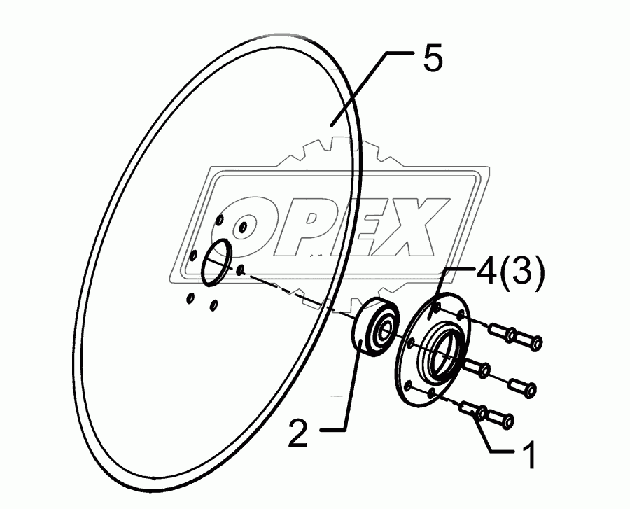 Disc D350/70/34x3 AA