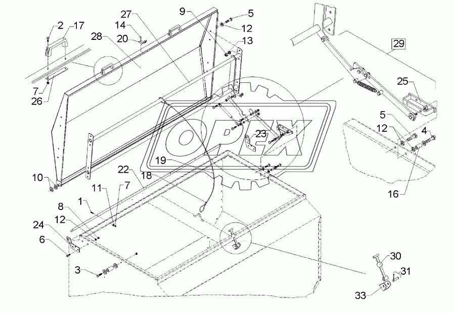 Cover 1850l (160cm)