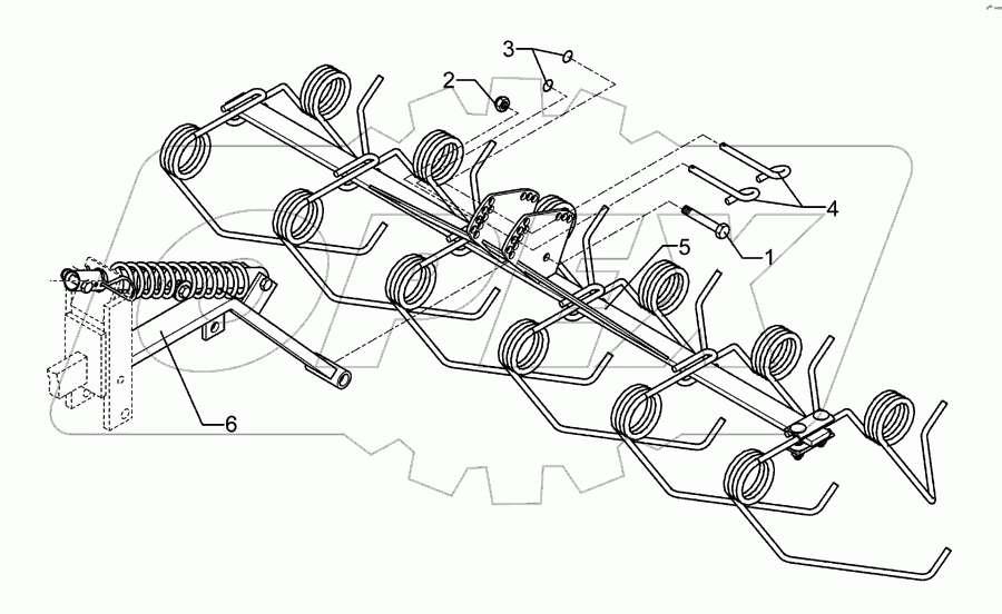 Levelling harrow S-1,50