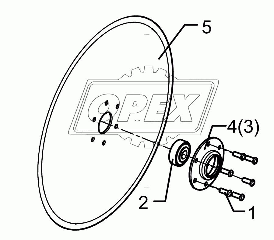 Disc D350/70/34x3 AA