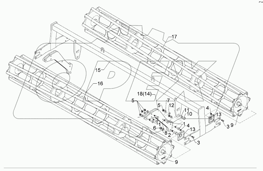 Double roller D400-300 SM9