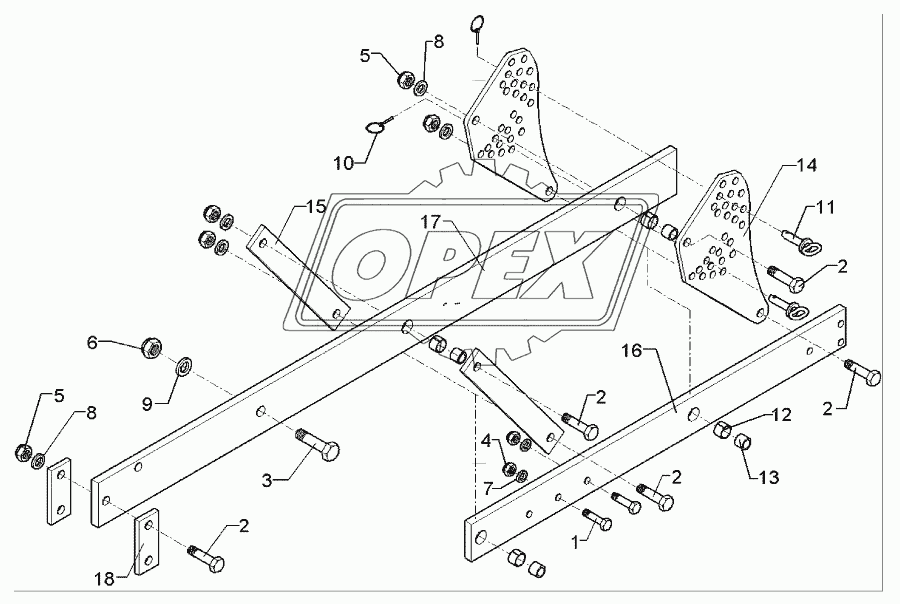 Carrier 120x20x1795-100x20 TH8U