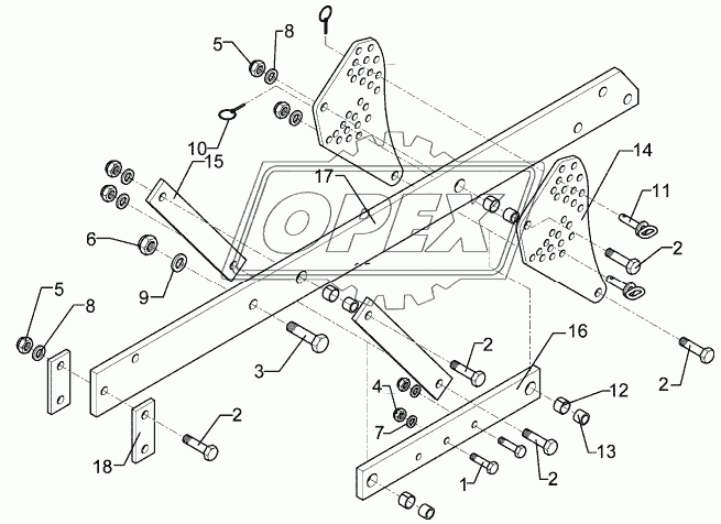 Carrier 120x20x1745-Tho.Comb.