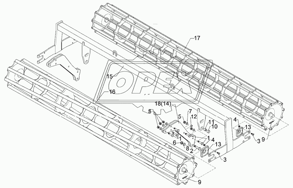 Double roller D400-250 RE SM9K 1