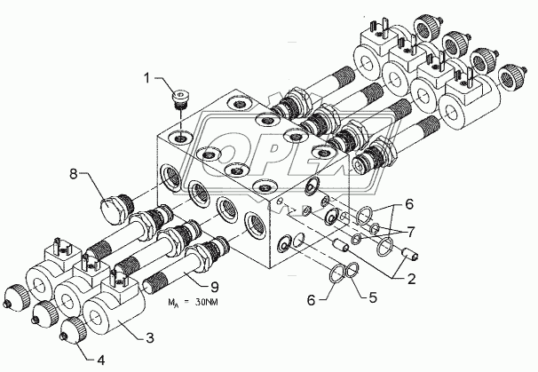 Seat valve SVH04M878SA-OM14G12